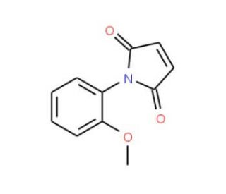1-(2-Methoxy-phenyl)-pyrrole-2,5-dione (CAS 17392-68-6) - chemical structure image