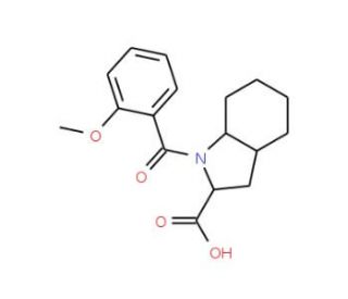 1-(2-methoxybenzoyl)octahydro-1H-indole-2-carboxylic acid - chemical structure image