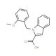 1-(2-Methoxybenzyl)-1H-indole-2-carboxylic acid - chemical structure image
