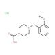 1-(2-Methoxybenzyl)piperidine-4-carboxylic acid hydrochloride - chemical structure image