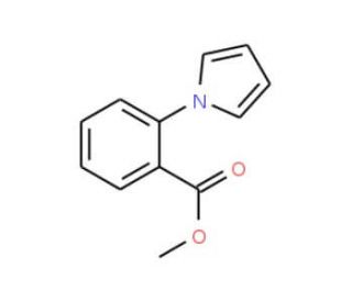 1-(2-Methoxycarbonylphenyl)pyrrole (CAS 10333-67-2) - chemical structure image
