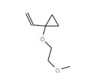 1-(2-Methoxyethoxy)-1-vinylcyclopropane (CAS 278603-80-8) - chemical structure image