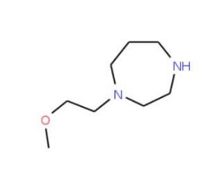 1-(2-methoxyethyl)-1,4-diazepane (CAS 927802-38-8) - chemical structure image