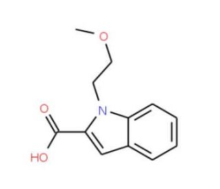 1-(2-Methoxyethyl)-1H-indole-2-carboxylic acid - chemical structure image