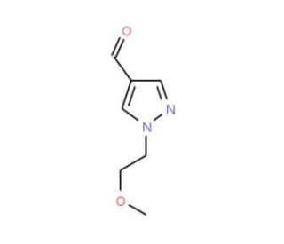 1-(2-methoxyethyl)-1H-pyrazole-4-carbaldehyde - chemical structure image