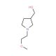 [1-(2-Methoxyethyl)-3-pyrrolidinyl]methanol (CAS 90227-42-2) - chemical structure image