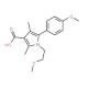 1-(2-Methoxyethyl)-5-(4-methoxyphenyl)-2,4-dimethyl-1H-pyrrole-3-carboxylic acid - chemical structure image