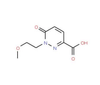 1-(2-methoxyethyl)-6-oxo-1,6-dihydropyridazine-3-carboxylic acid - chemical structure image