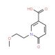 1-(2-methoxyethyl)-6-oxo-1,6-dihydropyridine-3-carboxylic acid - chemical structure image