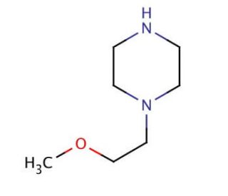 1-(2-Methoxyethyl)piperazine (CAS 13484-40-7) - chemical structure image