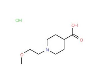 1-(2-Methoxyethyl)piperidine-4-carboxylic acidhydrochloride - chemical structure image