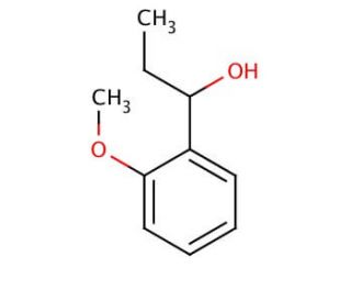 1-(2-Methoxyphenyl)-1-propanol (CAS 7452-01-9) - chemical structure image
