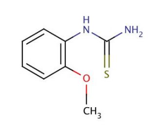 1-(2-Methoxyphenyl)-2-thiourea (CAS 1516-37-6) - chemical structure image