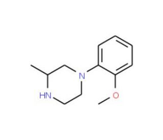 1-(2-Methoxyphenyl)-3-methylpiperazine - chemical structure image