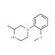 1-(2-Methoxyphenyl)-3-methylpiperazine - chemical structure image