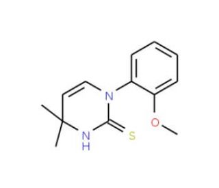 1-(2-Methoxyphenyl)-4,4-dimethyl-1,4-dihydropyrimidine-2-thiol - chemical structure image