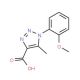 1-(2-methoxyphenyl)-5-methyl-1H-1,2,3-triazole-4-carboxylic acid - chemical structure image