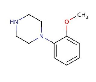 1-(2-Methoxyphenyl)piperazine (CAS 35386-24-4) - chemical structure image