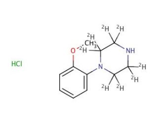 1-(2-Methoxyphenyl)piperazine-d8 Hydrochloride - chemical structure image