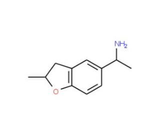 1-(2-Methyl-2,3-dihydro-benzofuran-5-yl)-ethylamine - chemical structure image