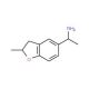 1-(2-Methyl-2,3-dihydro-benzofuran-5-yl)-ethylamine - chemical structure image