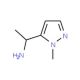 1-(2-Methyl-2H-pyrazol-3-yl)-ethylamine - chemical structure image
