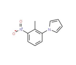1-(2-Methyl-3-nitrophenyl)-1H-pyrrole (CAS 52414-57-0) - chemical structure image