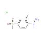 1-(2-Methyl-4-methylsulfonyl)phenylhydrazinehydrochloride - chemical structure image