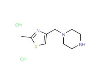 1-(2-Methyl-thiazol-4-ylmethyl)-piperazinedihydrochloride - chemical structure image