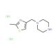 1-(2-Methyl-thiazol-4-ylmethyl)-piperazinedihydrochloride - chemical structure image