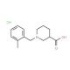 1-(2-Methylbenzyl)piperidine-3-carboxylic acid hydrochloride - chemical structure image