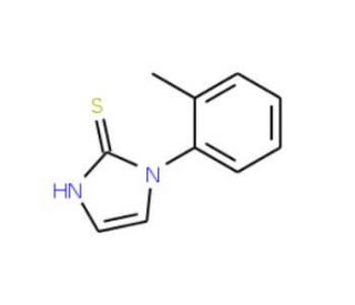 1-(2-methylphenyl)-1H-imidazole-2-thiol (CAS 25372-14-9) - chemical structure image