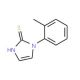 1-(2-methylphenyl)-1H-imidazole-2-thiol (CAS 25372-14-9) - chemical structure image