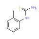1-(2-Methylphenyl)-2-thiourea (CAS 614-78-8) - chemical structure image