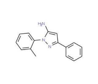 1-(2-methylphenyl)-3-phenyl-1H-pyrazol-5-amine - chemical structure image