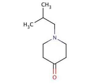 1-(2-Methylpropyl)-4-piperidone (CAS 72544-16-2) - chemical structure image