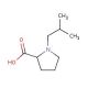 1-(2-methylpropyl)pyrrolidine-2-carboxylic acid - chemical structure image