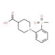 1-[2-(Methylsulfonyl)phenyl]piperidine-4-carboxylic acid - chemical structure image