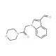 1-(2-Morpholin-4-yl-2-oxo-ethyl)-1H-indole-3-carbaldehyde - chemical structure image