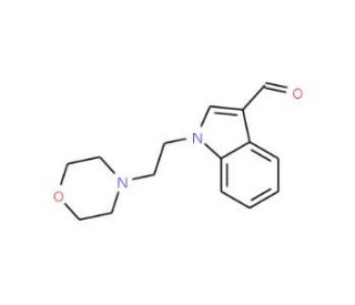 1-(2-Morpholin-4-yl-ethyl)-1H-indole-3-carbaldehyde - chemical structure image