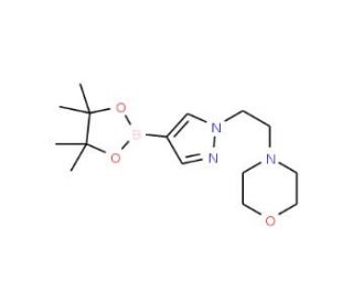 1-(2-Morpholinoethyl)-1H-pyrazole-4-boronic acid pinacol ester (CAS 864754-18-7) - chemical structure image
