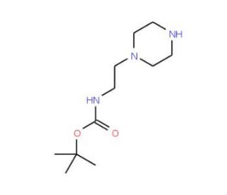 1-(2-N-Boc-aminoethyl)piperazine (CAS 140447-78-5) - chemical structure image