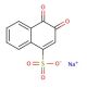 1,2-Naphthoquinone-4-sulfonic acid sodium salt (CAS 521-24-4) - chemical structure image
