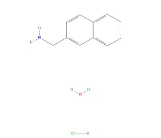 1-(2-naphthyl)methanamine hydrochloride hydrate - chemical structure image