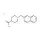 1-(2-Naphthylmethyl)piperidine-4-carboxylic acid hydrochloride - chemical structure image