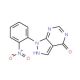 1-(2-nitrophenyl)-1,5-dihydro-4H-pyrazolo[3,4-d]pyrimidin-4-one - chemical structure image