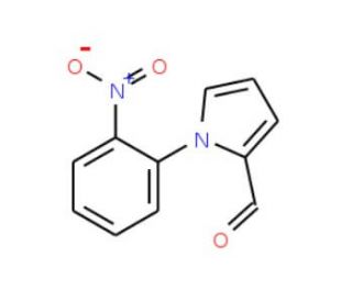 1-(2-Nitrophenyl)-1H-pyrrole-2-carboxaldehyde (CAS 33265-61-1) - chemical structure image
