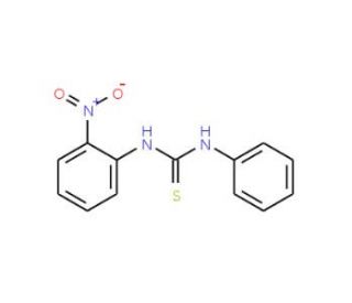 1-(2-Nitrophenyl)-3-phenyl-2-thiourea (CAS 72602-73-4) - chemical structure image
