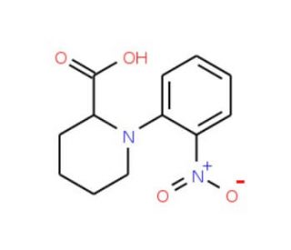 1-(2-nitrophenyl)piperidine-2-carboxylic acid - chemical structure image
