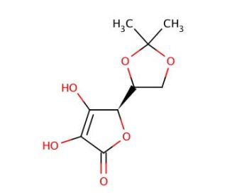1,2-O-Isopropylidene-α-D-glucofuranosidurono-6,3-lactone (CAS 20513-98-8) - chemical structure image